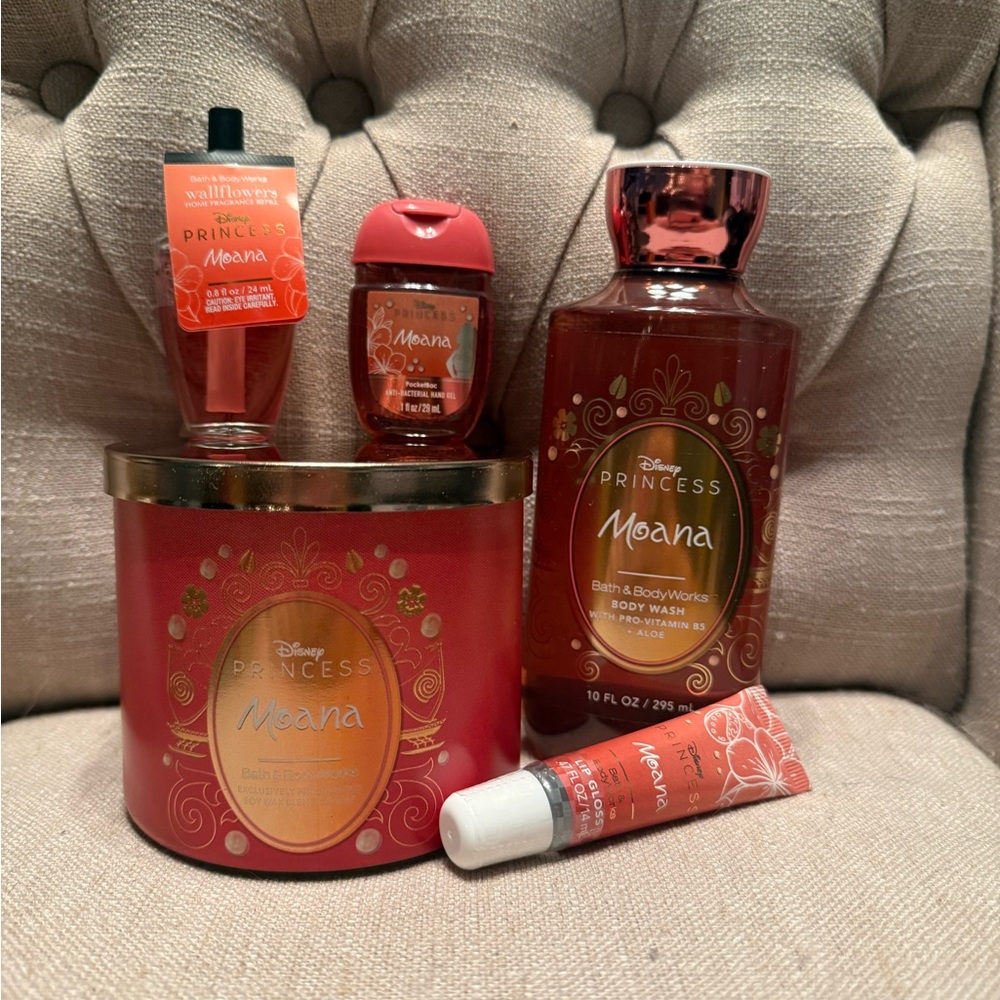 Disney Princess Moana Bath and Body Works Set